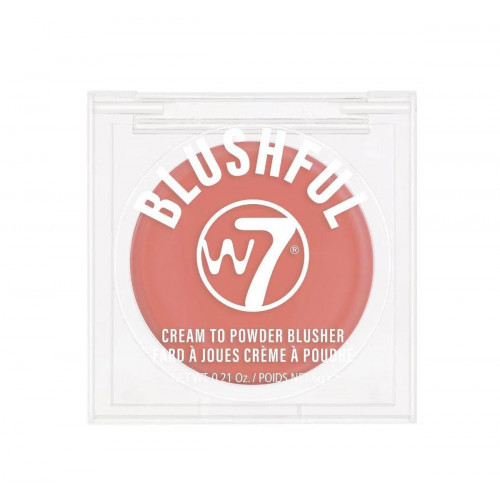 W7 Cosmetics Blushful Cream To Powder Blusher Kreminiai skaistalai 6g
