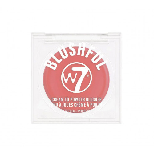 W7 Cosmetics Blushful Cream To Powder Blusher Kreminiai skaistalai 6g