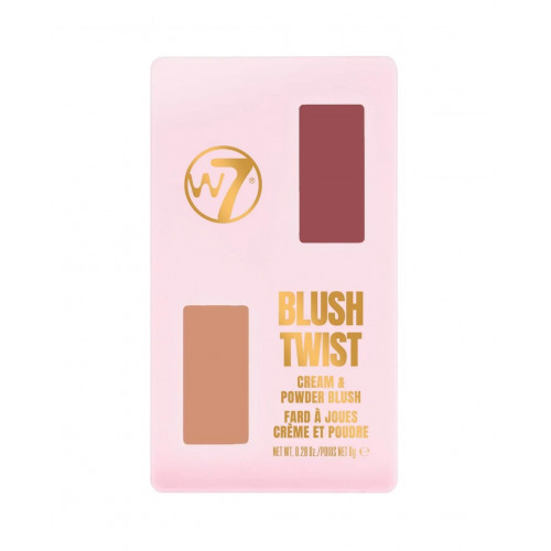W7 Cosmetics Blush Twist Duo Blusher Skaistalų duetas 8g
