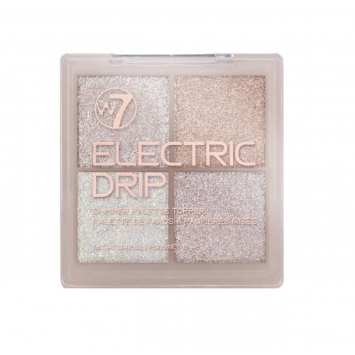 W7 Cosmetics Electric Drip Shimmer Eyeshadow Palette Akių šešėlių paletė 12g