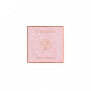 W7 Cosmetics Afterglow Blush & Highlight Skaistalų ir švytėjimo suteikianti paletė 5g