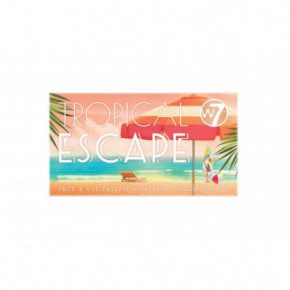 W7 Cosmetics Tropical Escape Face & Eye Palette Akių šešėlių ir bronzantų paletė 1 vnt.