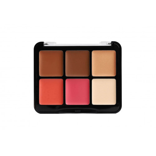 W7 Cosmetics Let's Face It Makeup Palette Makiažo paletė 6g