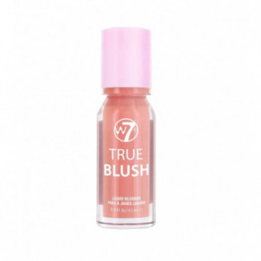 W7 Cosmetics True Blush Dewy Liquid Blusher Šķidrie vaigu sārtumi 4.5ml