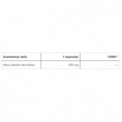 Vitalharmony Maca 600 mg Maisto papildas Maca 90 kapsulių