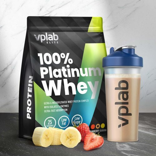 VPLab Nutrition 100% Platinum Whey Baltymų išrūgų mišinys 750g