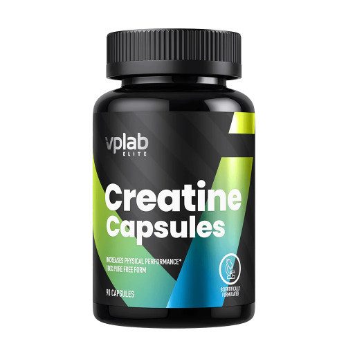 VPLab Nutrition Creatin 100% Creapure® Maisto papildas kreatino monohidratas 90 kapsulių