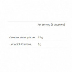 VPLab Nutrition Creatine Creapure Capsules Maisto papildas kreatino monohidratas 90 kapsulių