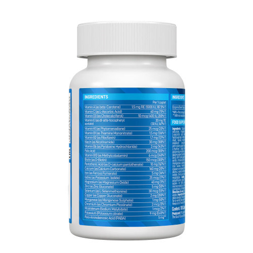 VPLab Nutrition Daily 1 Multivitaminų ir mineralų kompleksas 100 kapsulių