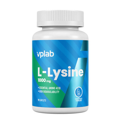 VPLab Nutrition L-Lysine Maisto papildas L-lizinas 90 kapsulių