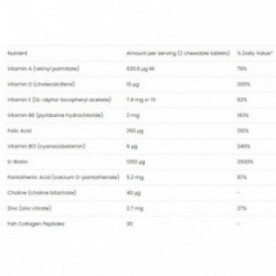 VPLab Nutrition UltraVit Gummies Beauty Maisto papildas plaukams, odai ir nagams 60 guminukų