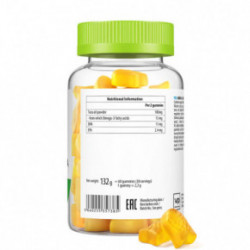 VPLab Nutrition UltraVit Omega + DHA Maisto papildas omega riebalų rūgštys 60 guminukų