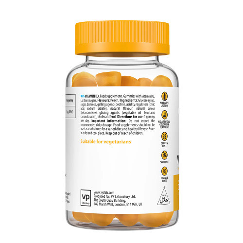 VPLab Nutrition UltraVit Gummies Vitamin D Maisto papildas 60 guminukų