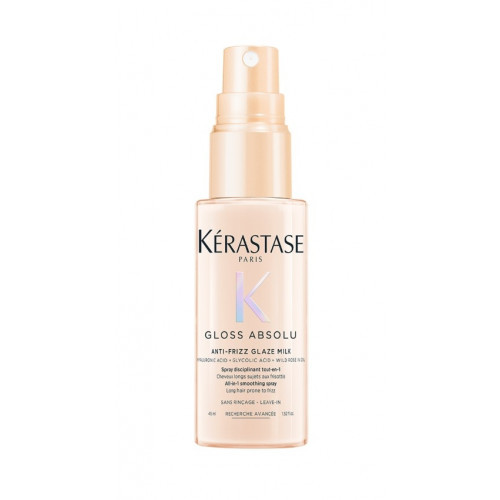 Kérastase Gloss Absolu Anti-Frizz Glaze Milk Hair Spray Glotnumo suteikiantis purškiklis 190ml