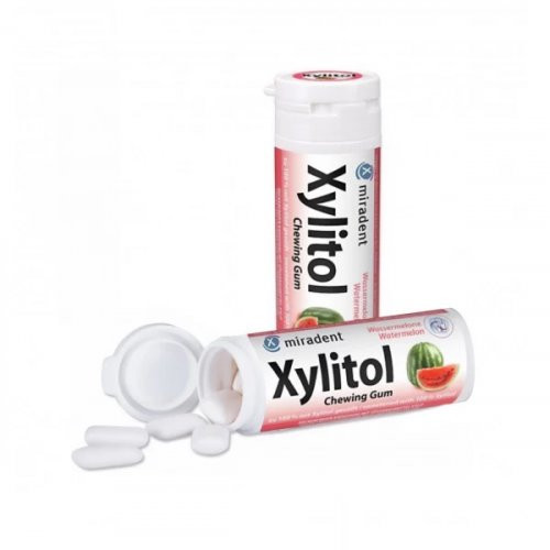 Miradent Xylitol Chewing Gum Kramtomoji guma su ksilitoliu 30vnt