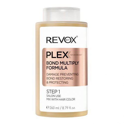 Revox B77 Plex Bond Multiply Formula. Step 1 Apsauginė plaukų priežiūros priemonė 260ml