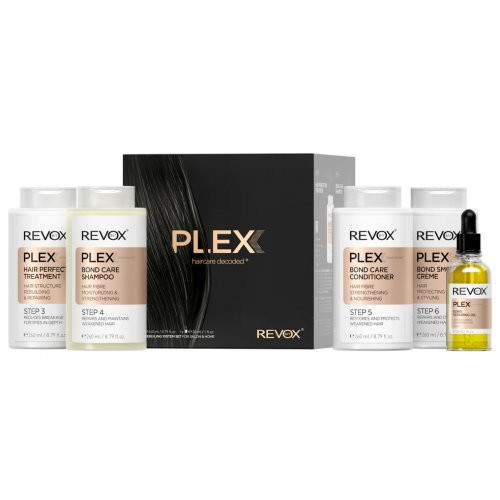 Revox B77 Plex Hair Rebuilding System Set for Salon & Home Intensyvi plaukų priežiūros sistema Rinkinys