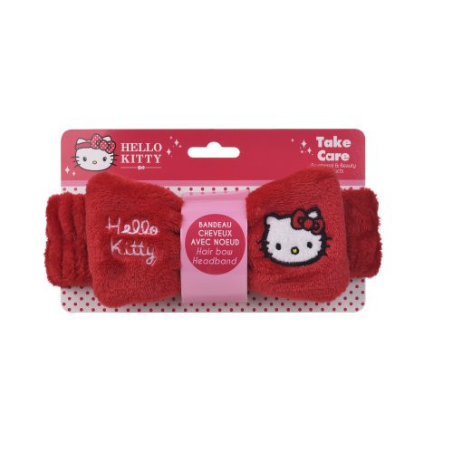 Take Care Hair Bow Headband Žaisminga galvos juosta su kaspinu Hello Kitty