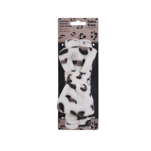 Take Care Hair Bow Headband Vaikiška galvos juosta su kaspinu Pink
