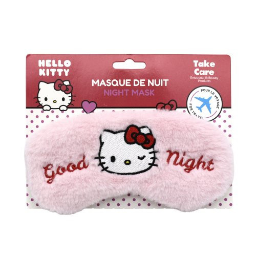 Take Care Night Mask Žaismingi miego akiniai Hello Kitty