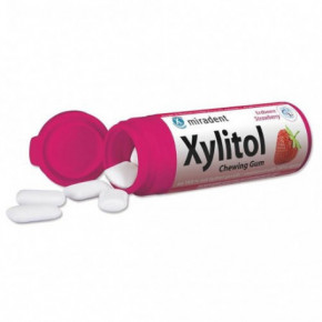 Miradent Xylitol Chewing Gum For Kids Vaikiška kramtomoji guma su ksilitoliu 30vnt