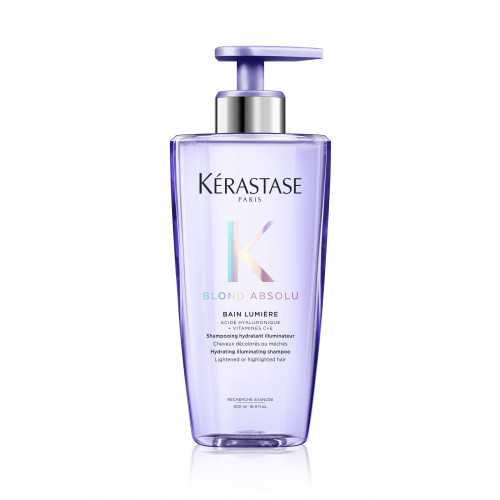 Kérastase Blond Absolu Bain Lumiere Žvilgesio šviesiems plaukams suteikiantis drėkinamasis šampūnas 250ml