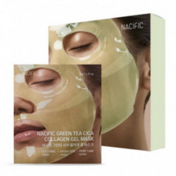 NACIFIC Green Tea Cica Collagen Gel Mask Kolageno gelinė kaukė su žaliosios arbatos ir azijinės centelės kompleksu 1 vnt.