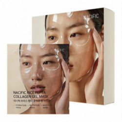 NACIFIC Rice Pepta Collagen Gel Mask Kolageno gelinė veido kaukė su peptidų kompleksu ir ryžių ekstraktu 1 vnt.