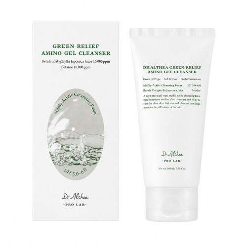 Dr. Althea Green Relief Amino Gel Cleanser Švelnus veido prausiklis 100ml