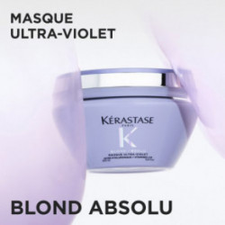 Kérastase Blond Absolu Masque Ultra-Violet Žalvarinius šviesių plaukų atspalvius šalinanti violetinė kaukė 200ml