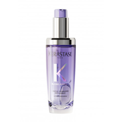 Kérastase Blond Absolu L'Huile Cicagloss Refillable Hair Oil Plaukų aliejus šviesiems plaukams 75ml
