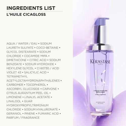 Kérastase Blond Absolu L'Huile Cicagloss Refillable Hair Oil Plaukų aliejus šviesiems plaukams 75ml