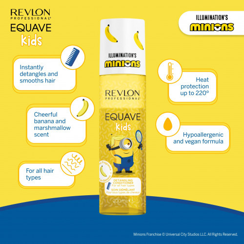 Revlon Professional Equave Kids Minions Detangling Conditioner Nenuplaunamas kondicionierius vaikams 200ml