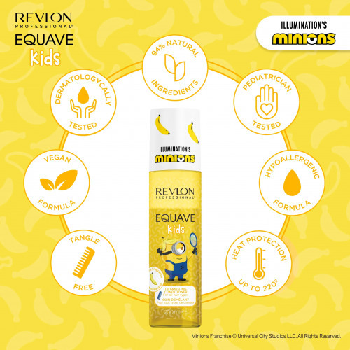 Revlon Professional Equave Kids Minions Detangling Conditioner Nenuplaunamas kondicionierius vaikams 200ml