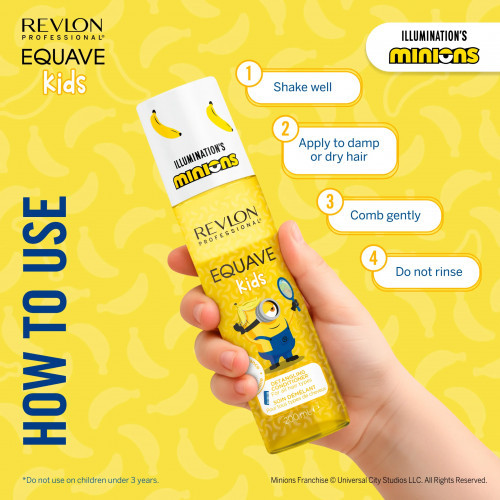 Revlon Professional Equave Kids Minions Detangling Conditioner Nenuplaunamas kondicionierius vaikams 200ml