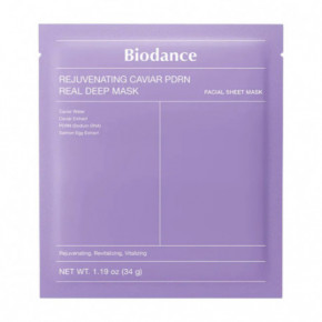 Biodance Rejuvenating Caviar PDRN Real Deep Mask Kolagēna sejas maska ar PDRN 34g