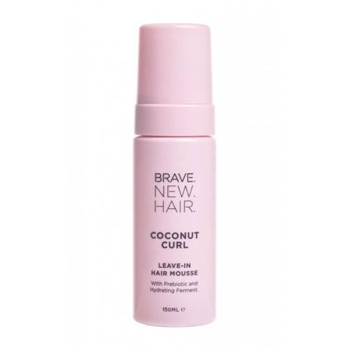 Brave New Hair Coconut Curl Leave-in Hair Mousse Plaukų putos garbanotiems plaukams 150ml