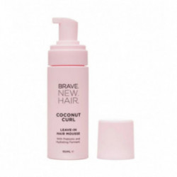 Brave New Hair Coconut Curl Leave-in Hair Mousse Plaukų putos garbanotiems plaukams 150ml