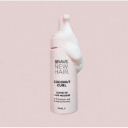 Brave New Hair Coconut Curl Leave-in Hair Mousse Plaukų putos garbanotiems plaukams 150ml