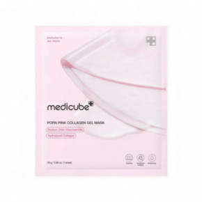Medicube PDRN Pink Collagen Gel Mask Hidrogelinė kaukė su kolagenu 28g