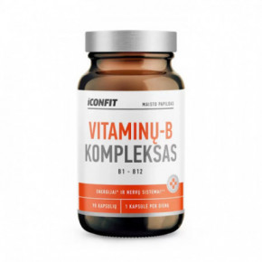 Iconfit B- Complex Supplement B Vitaminų Kompleksas 90 kapsulių