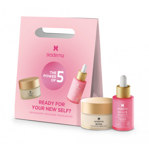 Sesderma The Power of 5 Anti-Aging Set Veido priežiūros rinkinys