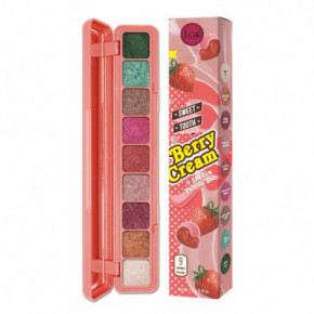 J.Cat Beauty Sweet Tooth 9 Shadow Palette Bar Berry Cream