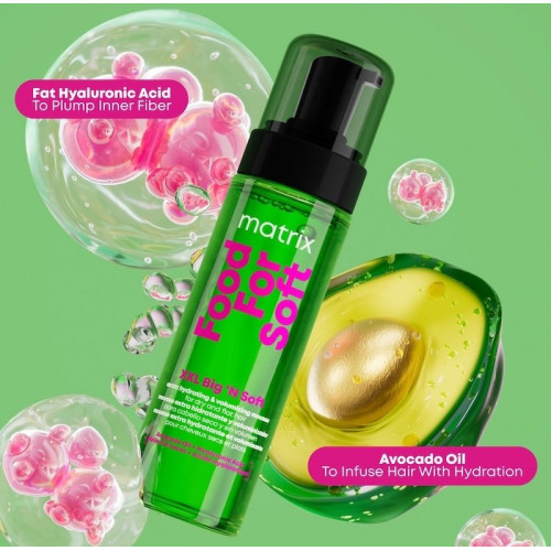 Matrix Food For Soft XXL Volumizing Mousse Apimties suteikiančios putos 200ml