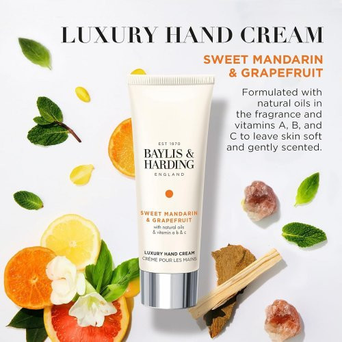 Baylis & Harding Sweet Mandarin & Grapefruit Luxury Hand Cream Rankų kremas 50ml