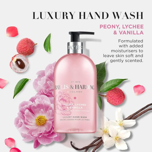 Baylis & Harding Baylis & Harding Peony, Lychee & Vanilla Hand Wash Rankų muilas 500ml