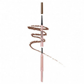 J.Cat Beauty J.Cat Brow-La 3in1 Mapping & Shaping Brow Pencil Antakių pieštukas formavimui ir modeliavimui Warm Caramel