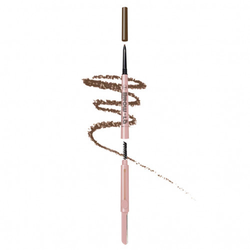 J.Cat Beauty J.Cat Brow-La 3in1 Mapping & Shaping Brow Pencil Antakių pieštukas formavimui ir modeliavimui Warm Caramel