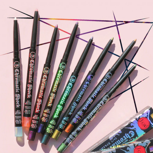 J.Cat Beauty Chromatic Shock 24/7 Xtreme Eye Liner Išsukamas akių pravedimas Born to Radiate