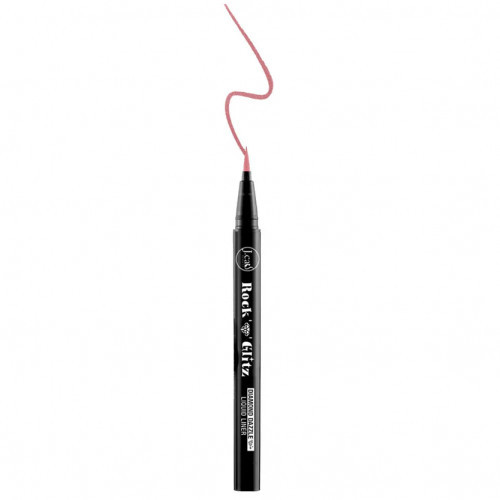 J.Cat Beauty Rock N' Glitz Diamond Liquid Liner Skystas akių pravedimas Sable Black Shimmer
